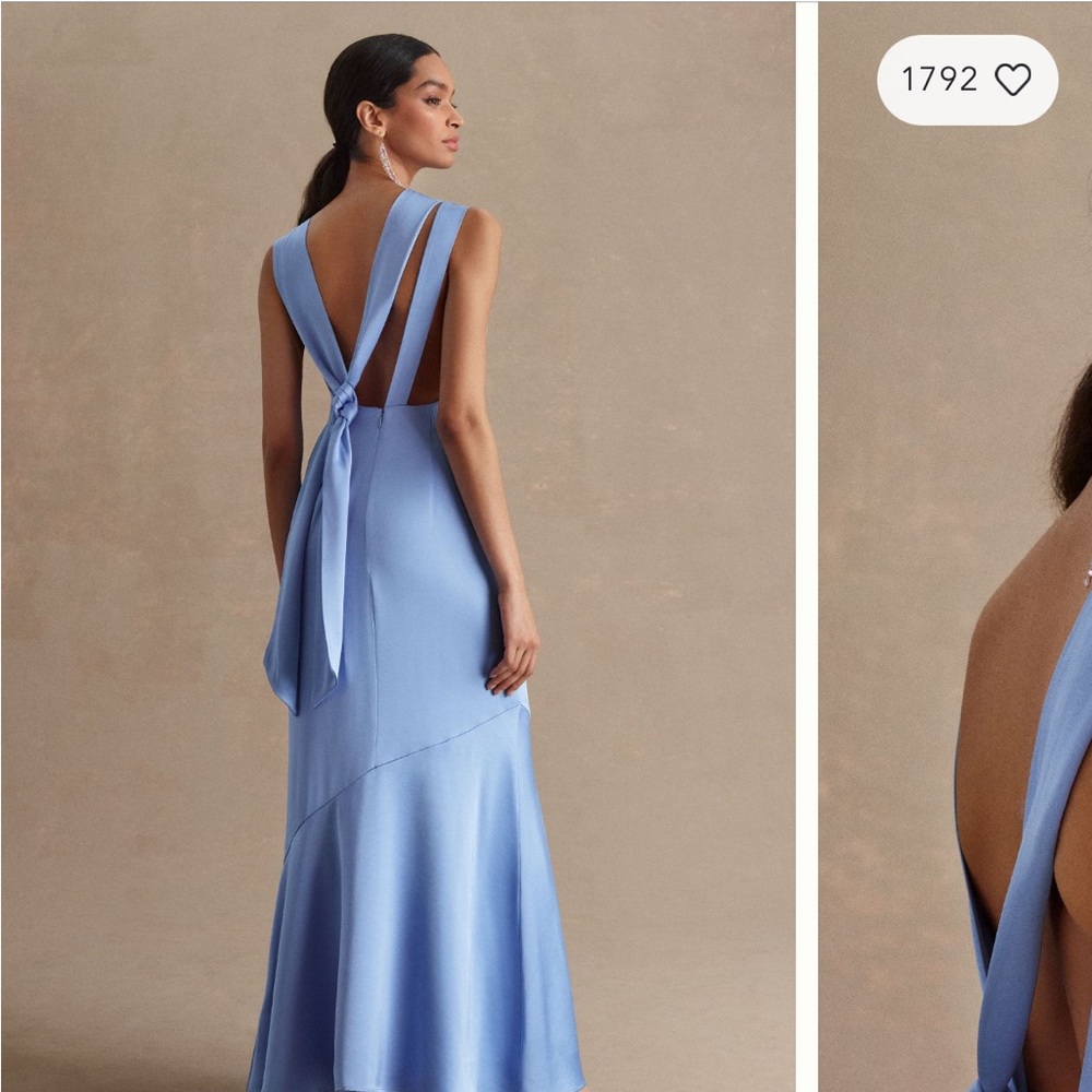 Significant Other lana maxi dress-blue